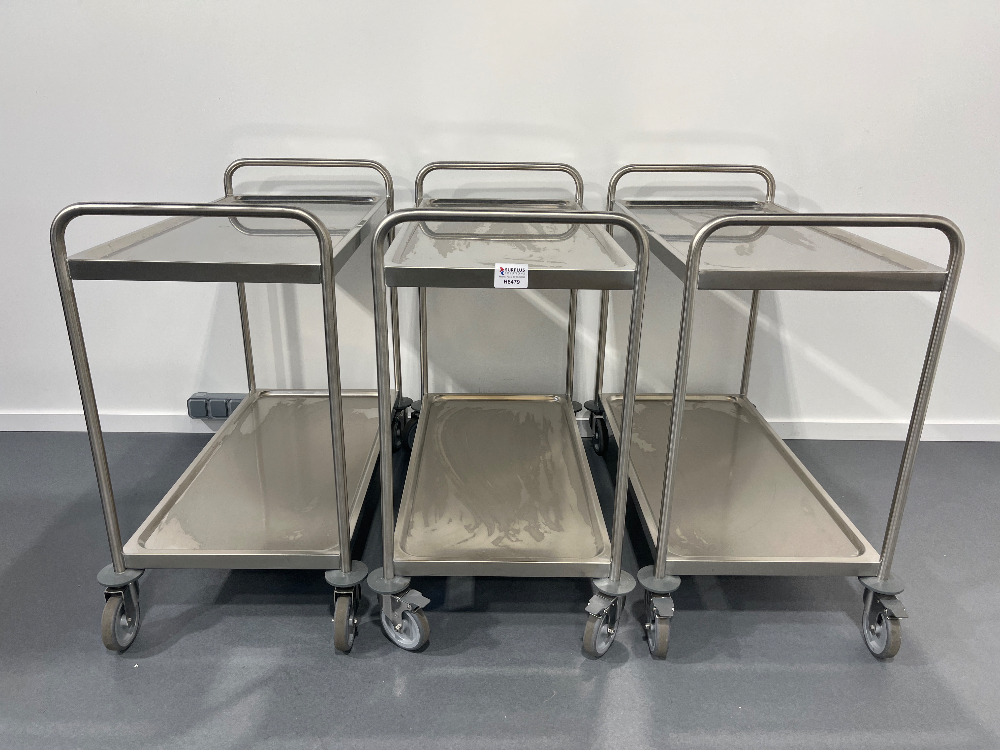 Image of Set of 3 Trolley ( 2 shelves 1000 x 500 x 960 ) Carts, Racking, and Shelving
